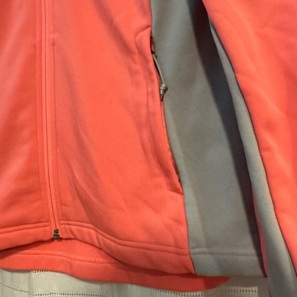 The North Face Soft Shell Fleece Jacket Salmon/Peach/Pink Size Medium - Picture 5 of 9